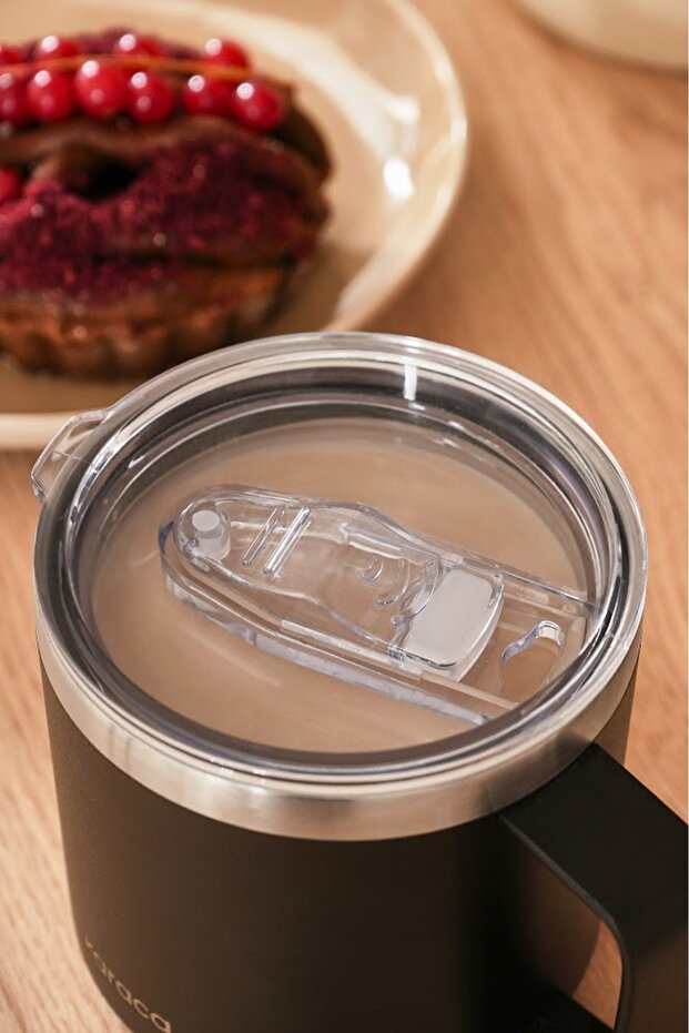 Thermal Çelik Mug 420 ml Siyah - 4