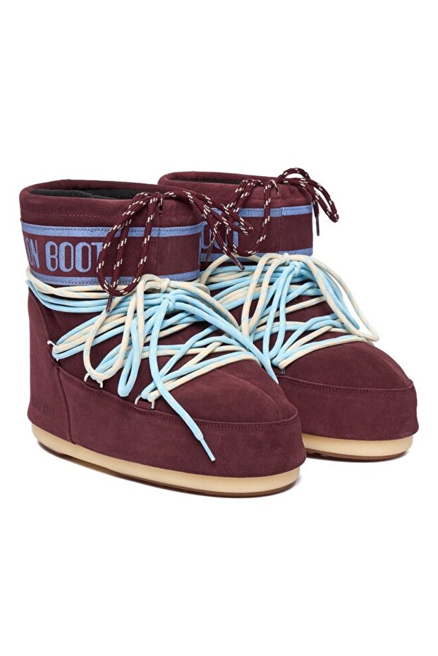 Women's snow boots 80D1409670 burgundy