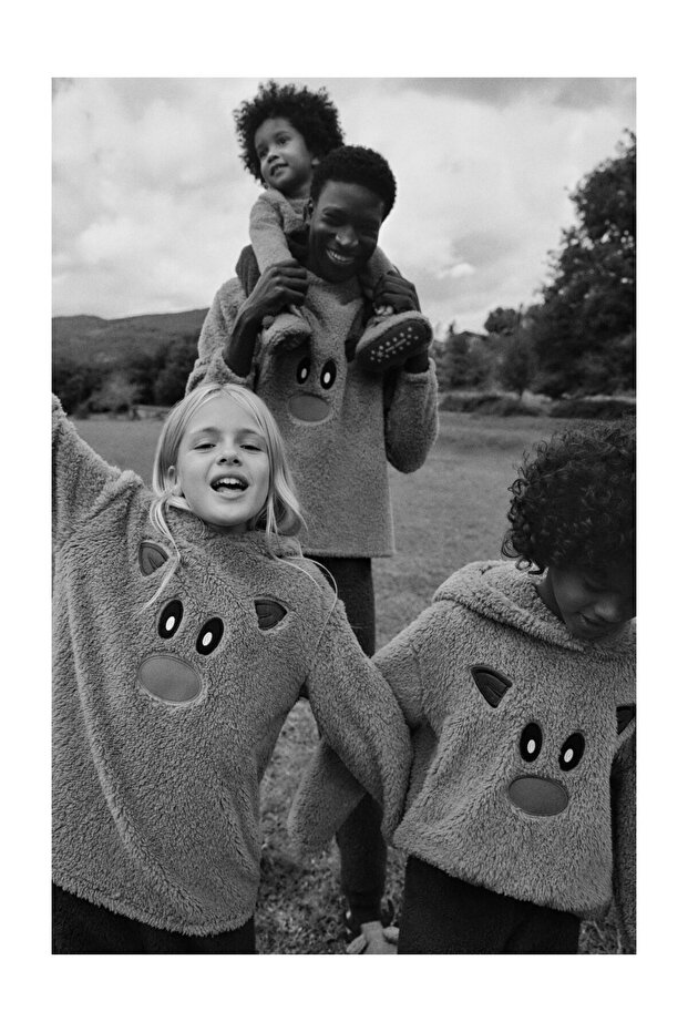 Man Men | Puszysta piżama renifera z kapturem - 2