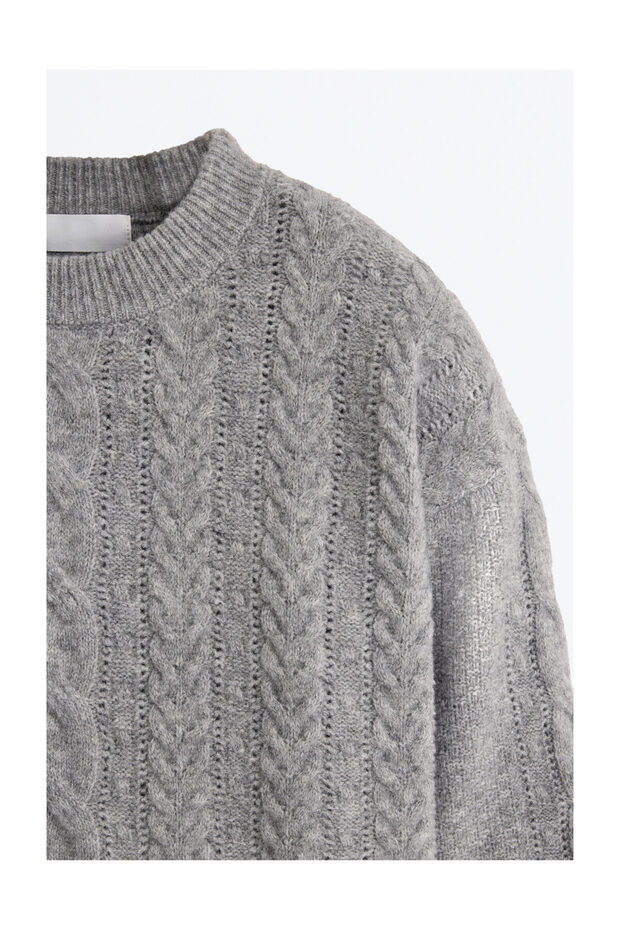 Kobieta Sweter z dzianiny typu cable knit - 7