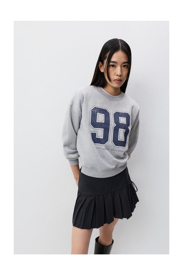 Femeie (adolescentă) basic PRINT SWEA tricou 2