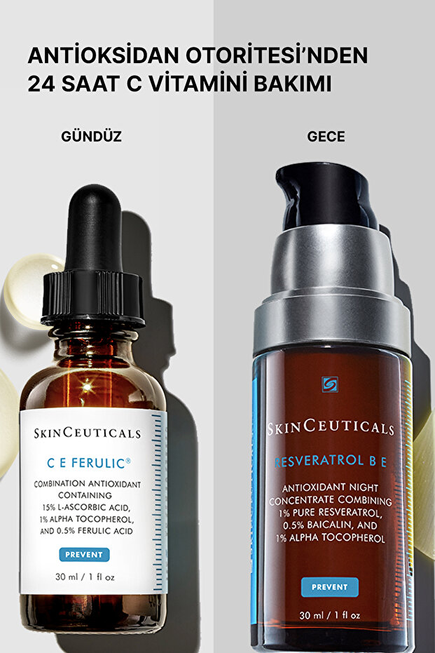 Resveratol B E İnce Çizgi ve Kırışıklık Karşıtı Gece Antioksidan Serumu 30ml - 6