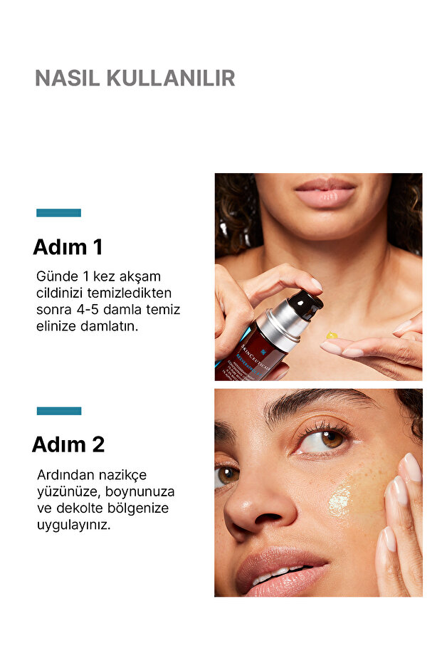 Resveratol B E İnce Çizgi ve Kırışıklık Karşıtı Gece Antioksidan Serumu 30ml - 3