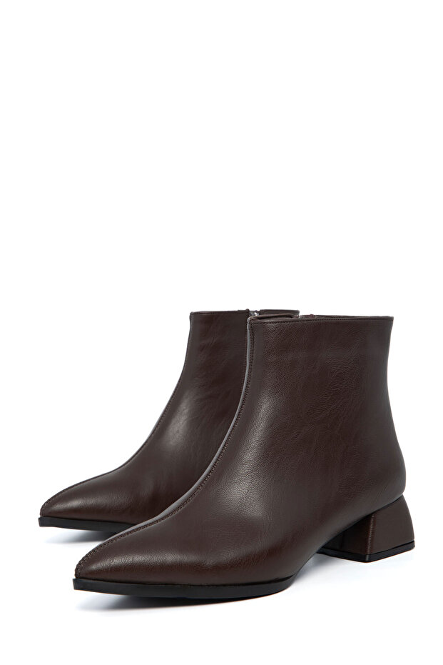 Kahve Kadın Bot & Bootie 21053 - 2