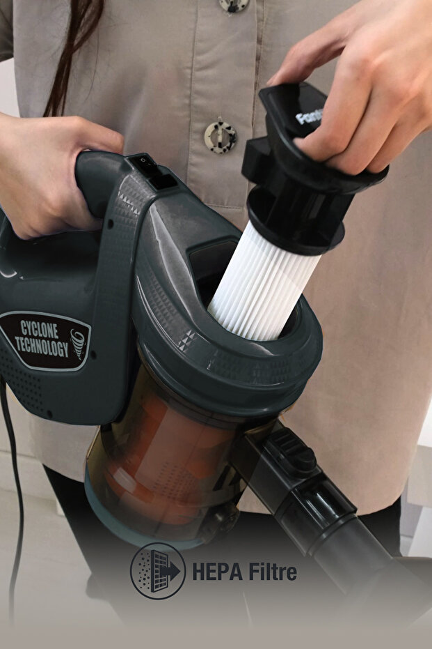 Provac P5000 Cyclone Dikey Süpürge Antrasit - 8