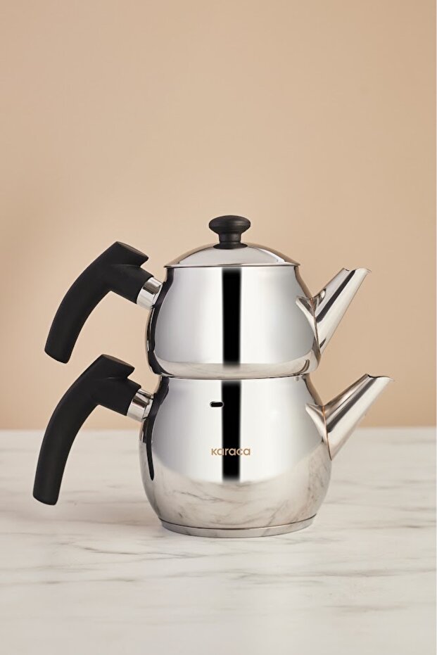 Σετ μαύρης τσαγιέρας Adelya Induction Base Mini Size - 1