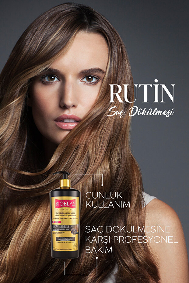 Saç Dökülmesine Karşı Siyah Sarımsak Şampuanı 1.000 Ml Saç Dökülmesine Karşı Güçlendirici Formül - 5