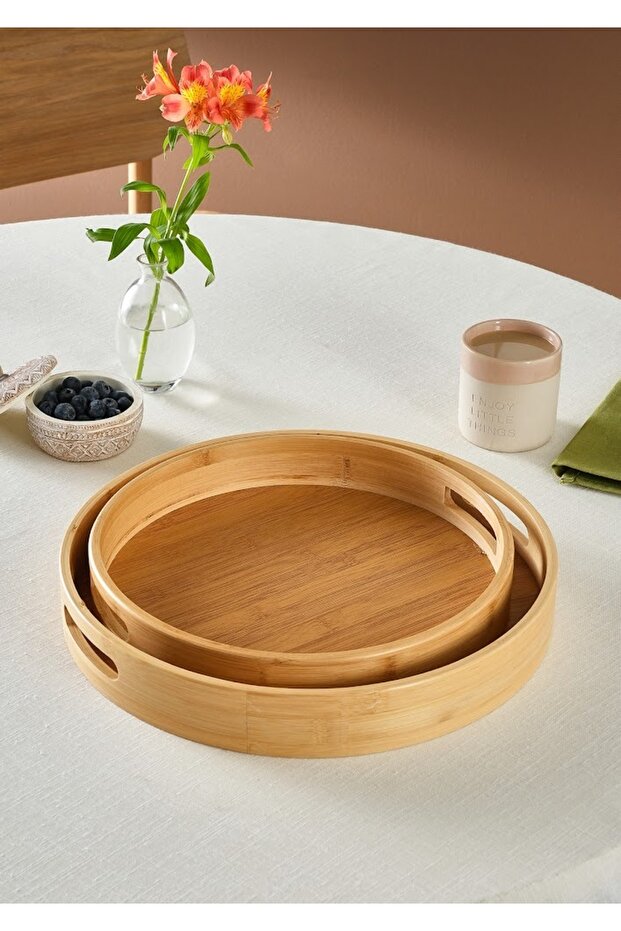 Storm 2'li Bambu Tepsi 35 & 30 cm - 4