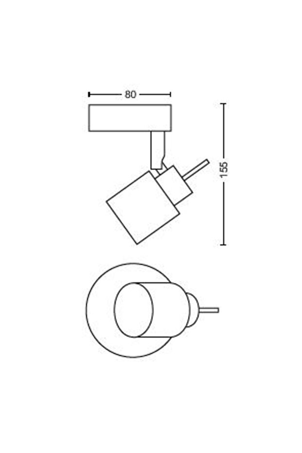 Essentials Meranti Tavan/Duvar Spot Lamba - 6
