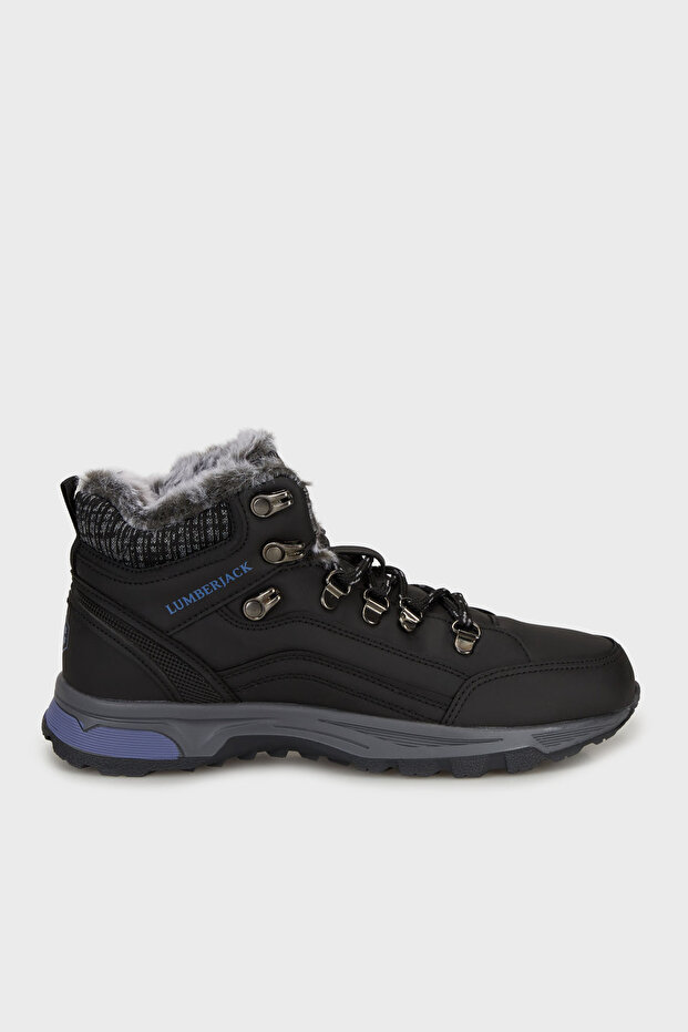 Plush Lined Lace-Up Outdoor Boots Women's Boots Debora 5Pr
