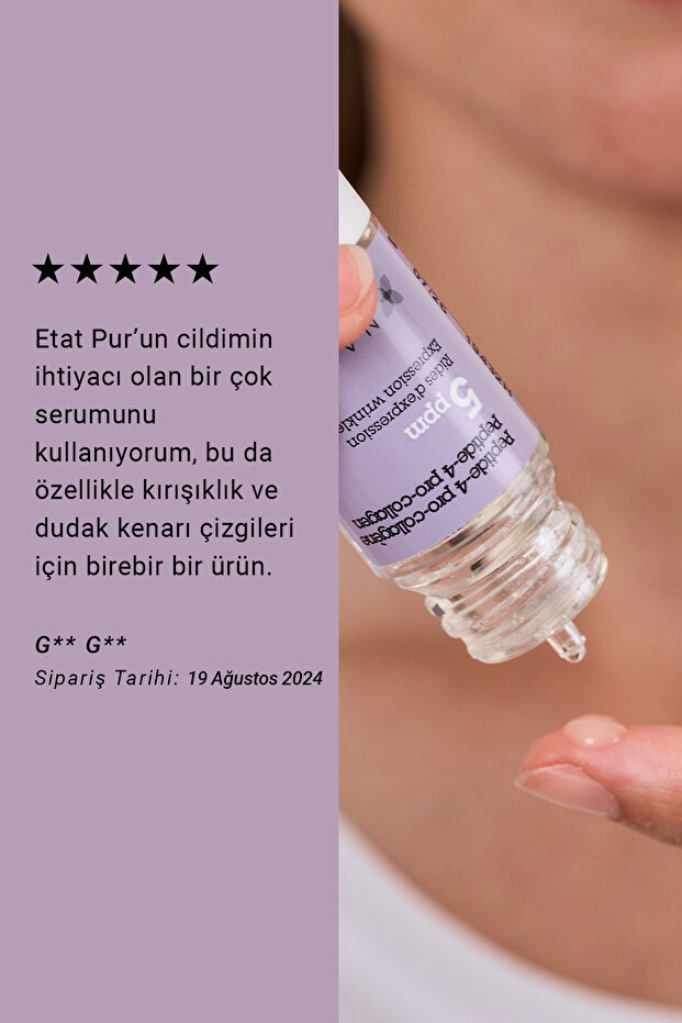Pure Active Peptit-4 Pro Kolajen Cilt Dolgunlaştırıcı  Saf Konsantre Bakım Serumu 15 ml - 5