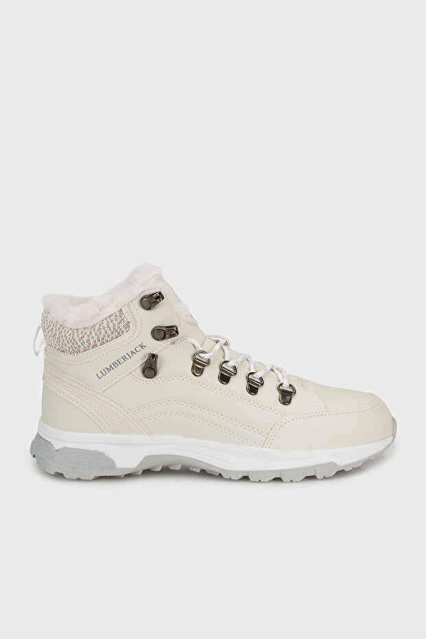 Plush Lined Lace-Up Outdoor Boots Women's Boots Debora 5Pr