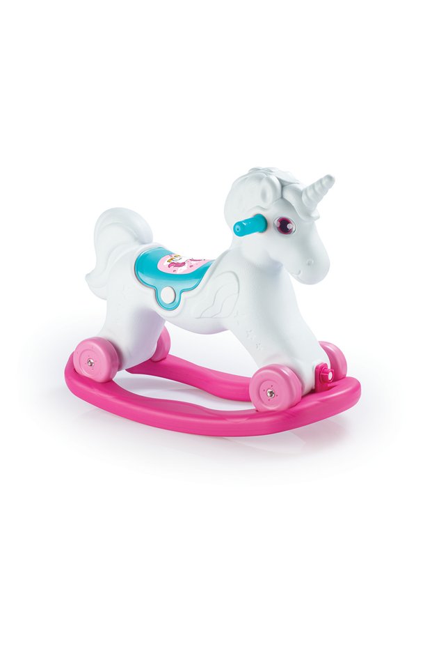 Unicorn Sallanan Tekerlekli At Koli Poster 2509