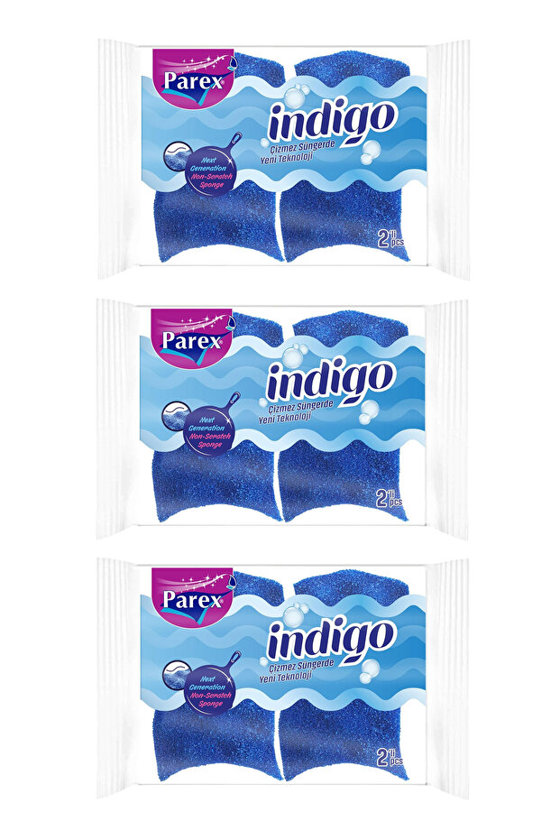 Indigo 2-Pack Sponge Triple Pack - 2