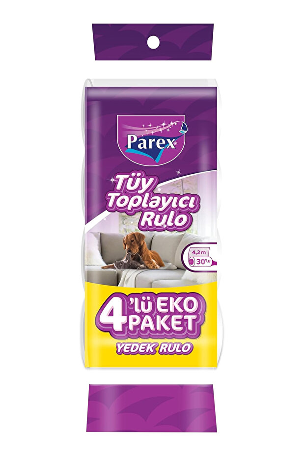 Premium Lint Collector Replacement Roll - 4 x 30pcs