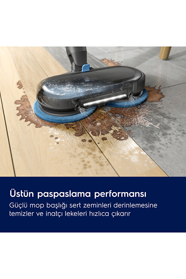 EP82H25WET 800 Serisi Hygienic Wet Islak&Kuru 10 Yıl Motor Garantili Kablosuz Süpürge - 8