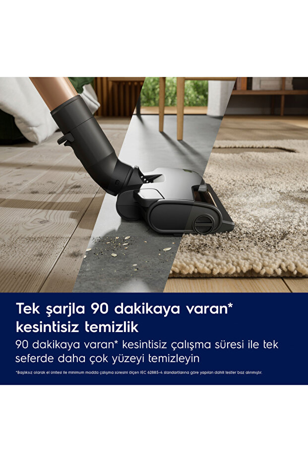 EP82H25WET 800 Serisi Hygienic Wet Islak&Kuru 10 Yıl Motor Garantili Kablosuz Süpürge - 7