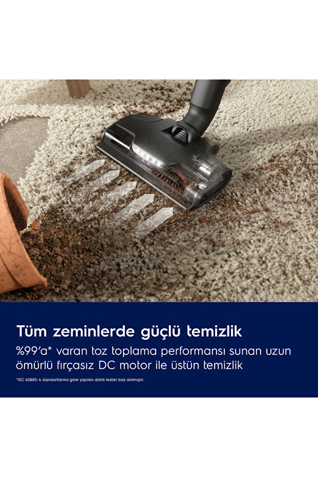 EP82H25WET 800 Serisi Hygienic Wet Islak&Kuru 10 Yıl Motor Garantili Kablosuz Süpürge - 5