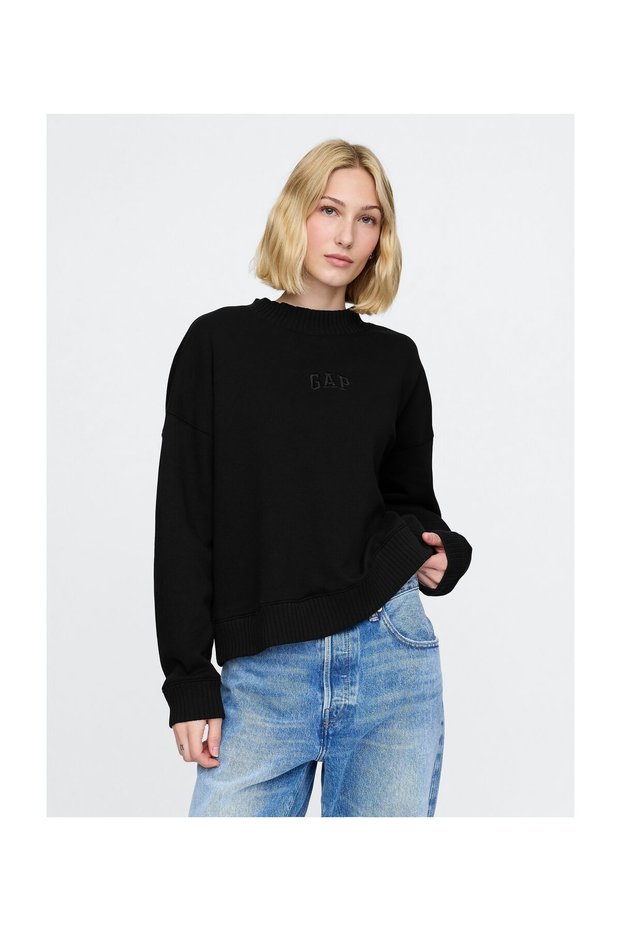 PULLOVER S LOGOM JPN S VRCHNÝM KRKOM