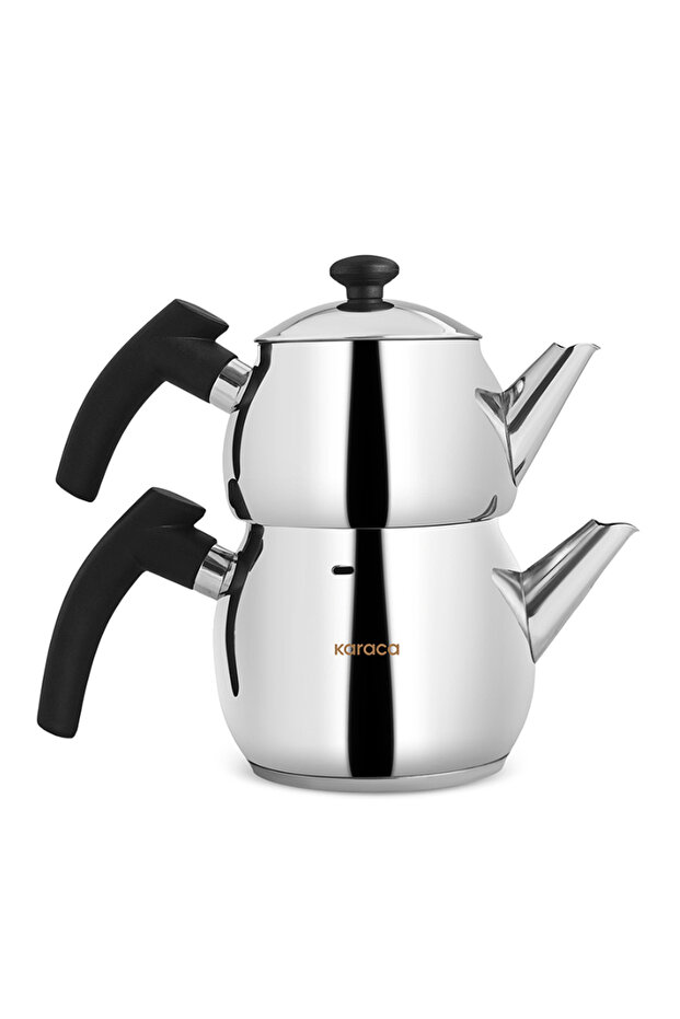 Σετ μαύρης τσαγιέρας Adelya Induction Base Mini Size - 7