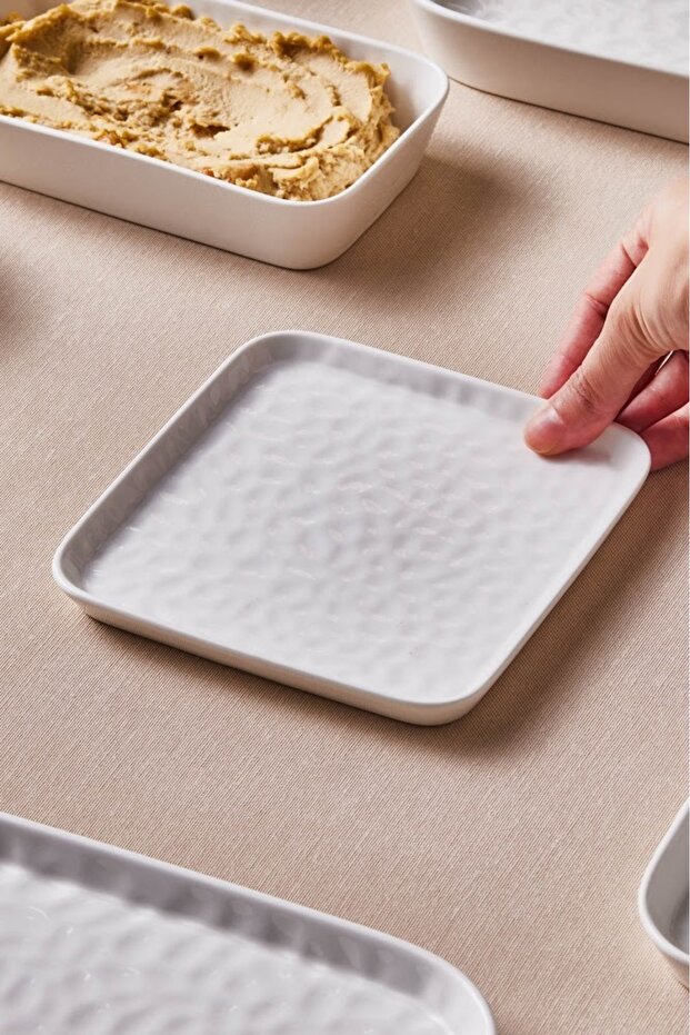 x Refika Bembeyaz Tatlı Tabağı 15 Cm - 2