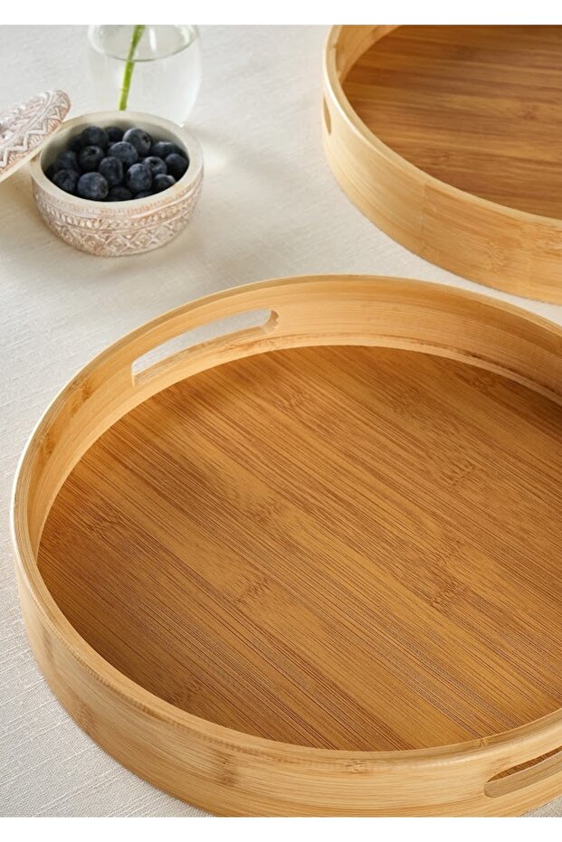 Storm 2'li Bambu Tepsi 35 & 30 cm - 3