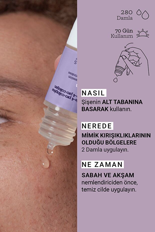 Pure Active Peptit-4 Pro Kolajen Cilt Dolgunlaştırıcı  Saf Konsantre Bakım Serumu 15 ml - 4