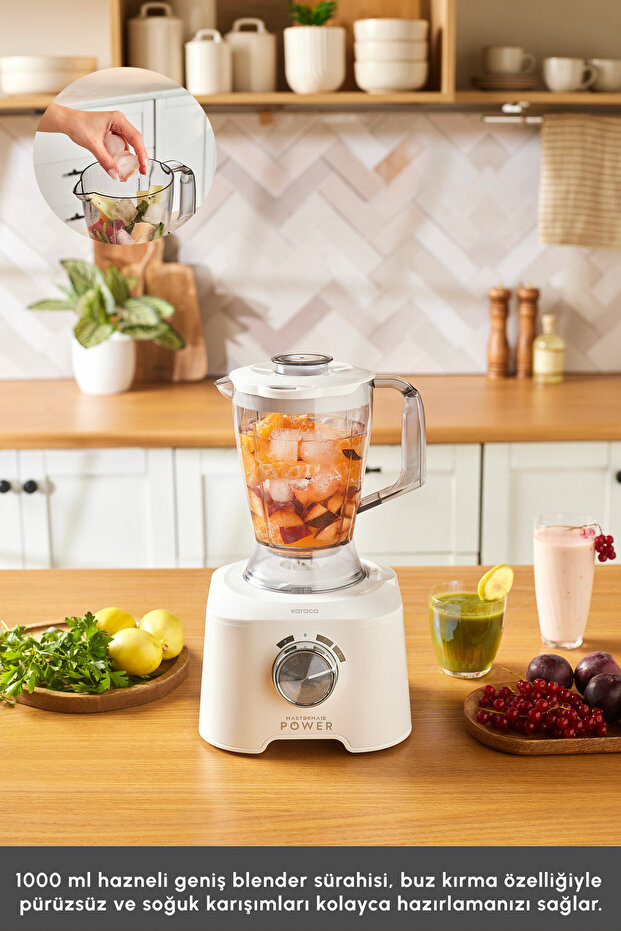 Mastermaid Power Multifunctional 10 in 1 Mutfak Robotu Matte White 2000W - 6