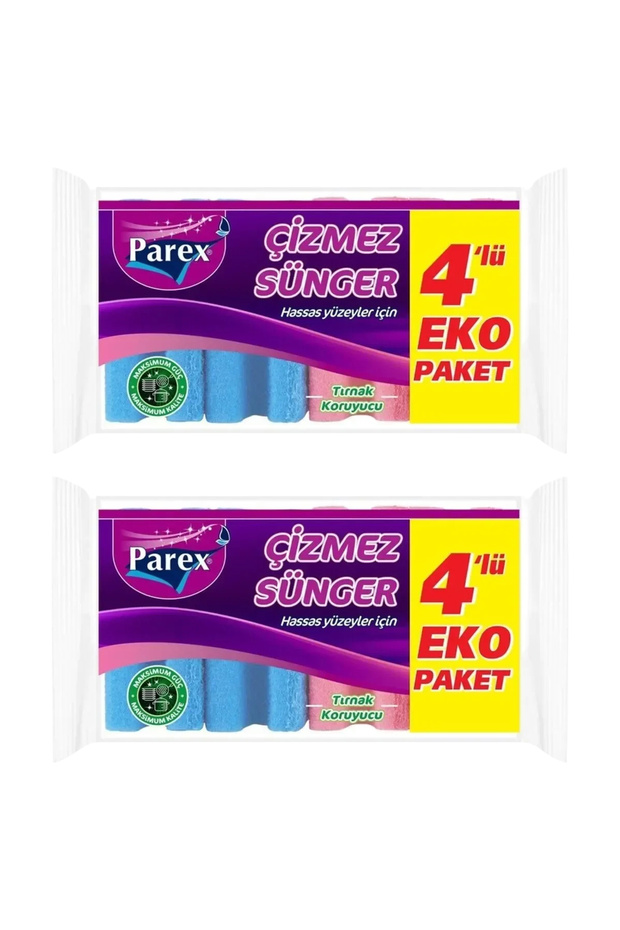 Non-Scratch 4-Pack Sponge Slotted Double Pack - 2