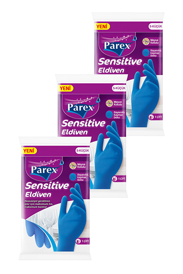 Sensitive Eldiven Küçük Boy Üçlü Paket - 2