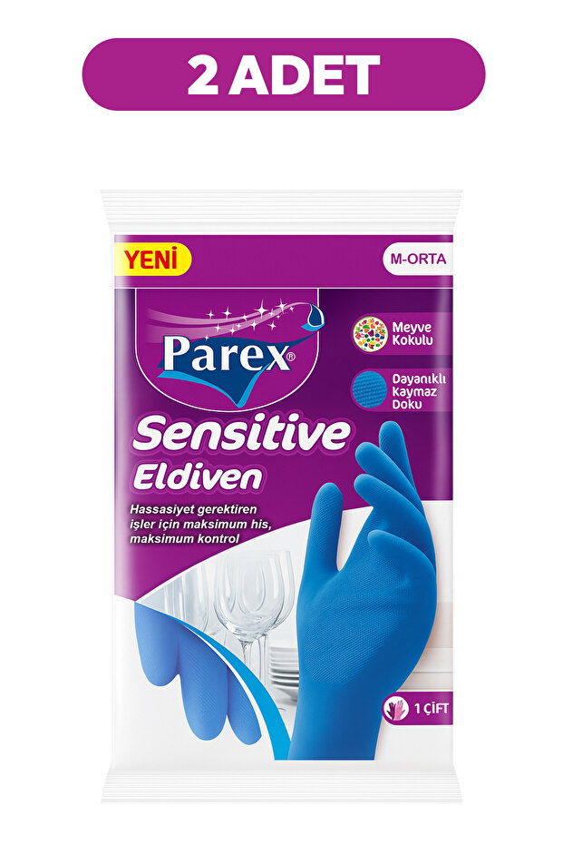 Sensitive Eldiven Orta Boy İkili Paket - 1