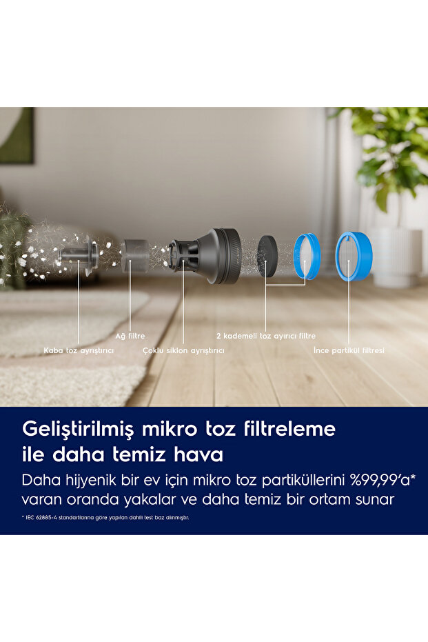 EP82H25WET 800 Serisi Hygienic Wet Islak&Kuru 10 Yıl Motor Garantili Kablosuz Süpürge - 10