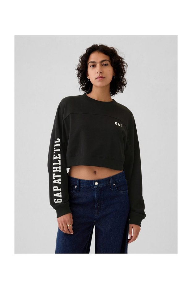 JPN Drop-Shoulder Super Crop Crew