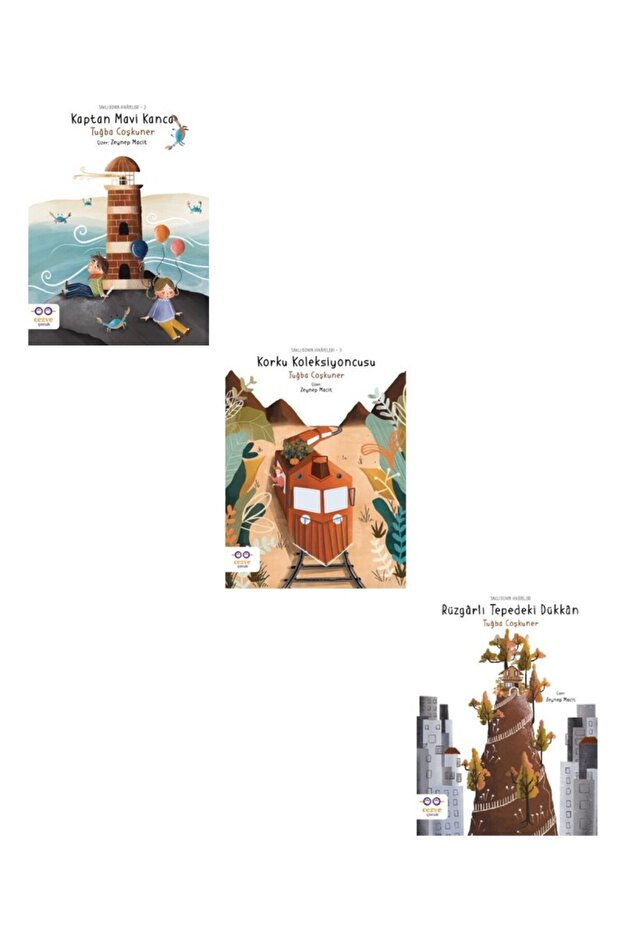 Saklı Dünya Hikayeleri 3 Kitap (Rüzgarlı Tepedeki Dükkan + Kaptan Mavi Kanca + Korku Koleksiyoncusu)