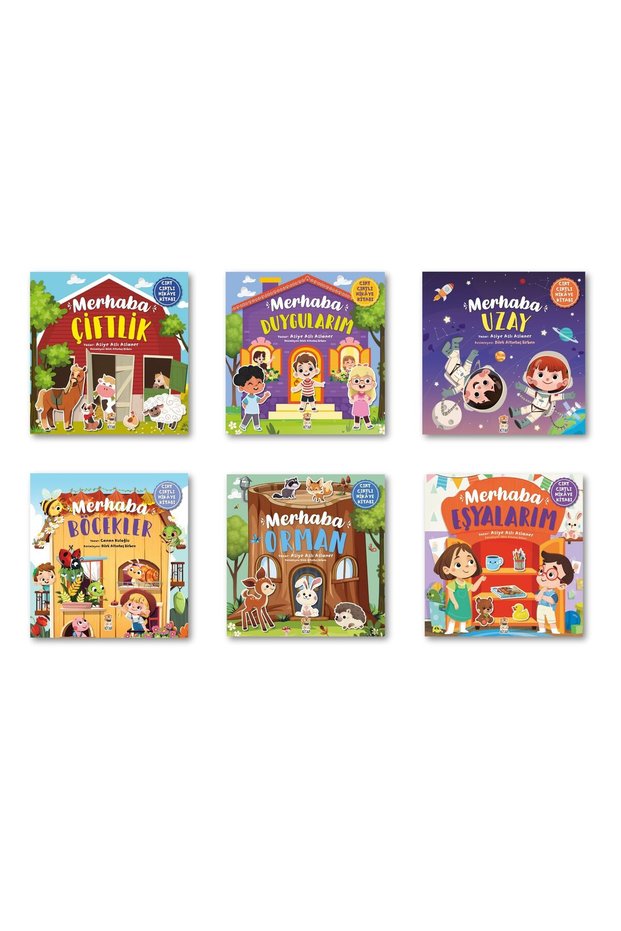 Hello Farm Forest Space My Stuff Insects My Emotions Space CIRT CIRTLI HİKAYE KİTAPLARI
