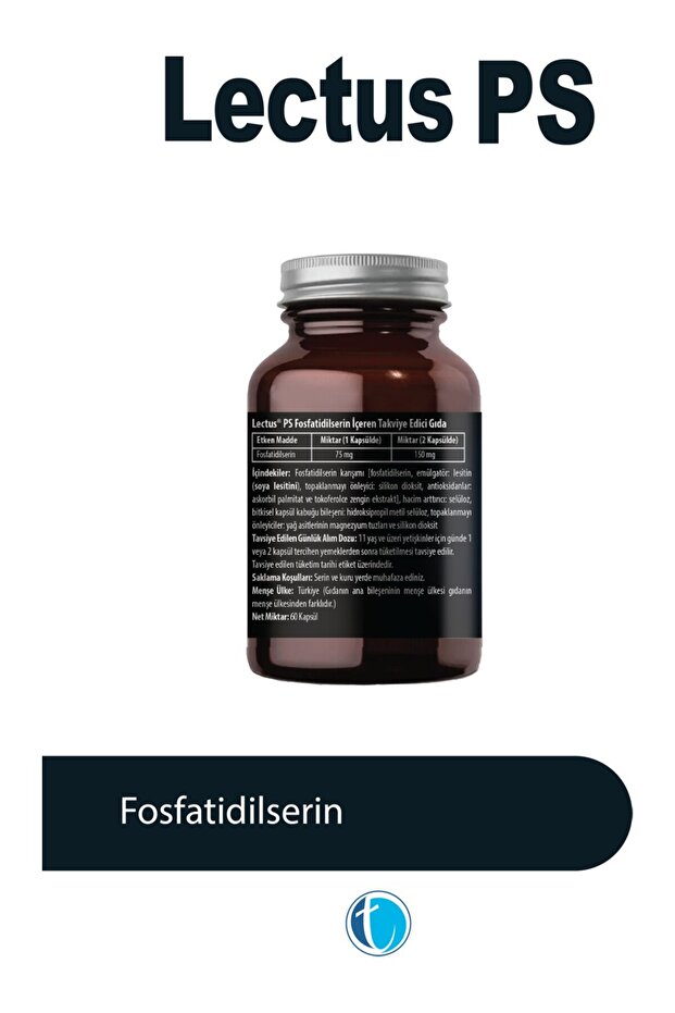 Lectus PS Fosfatidilserin 60 Bitkisel Kapsül - 2