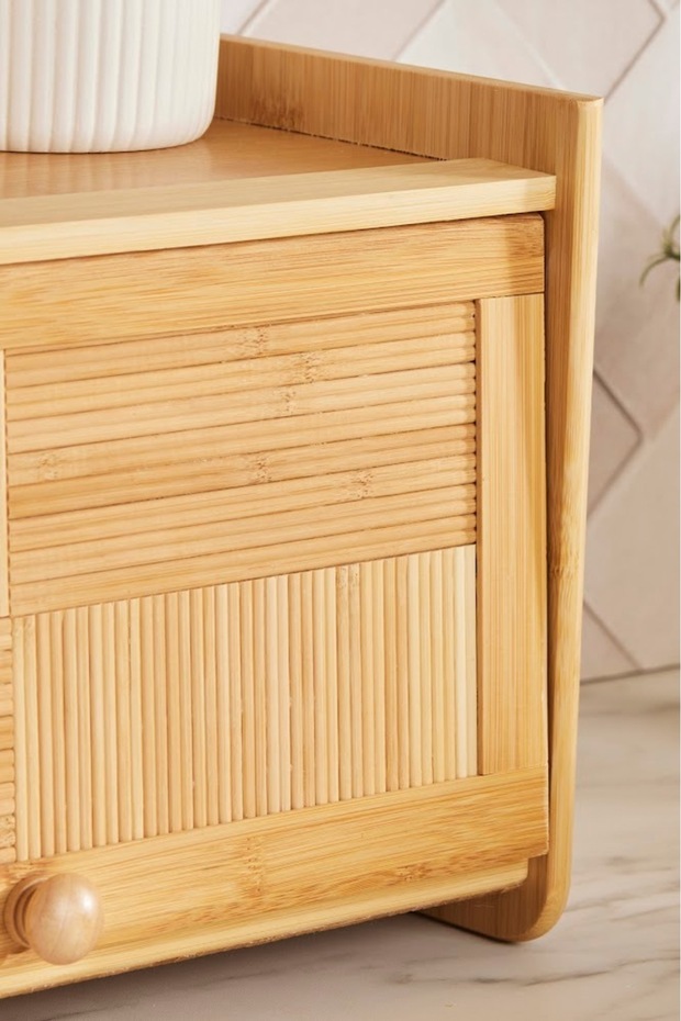 Massimo Bambu Ekmek Kutusu - 3