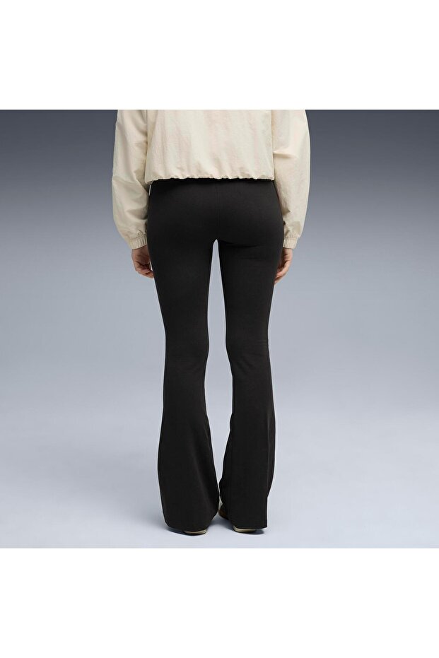 ESSENTIALS SCRIPT Flared Leggings Kadın Tayt - 3