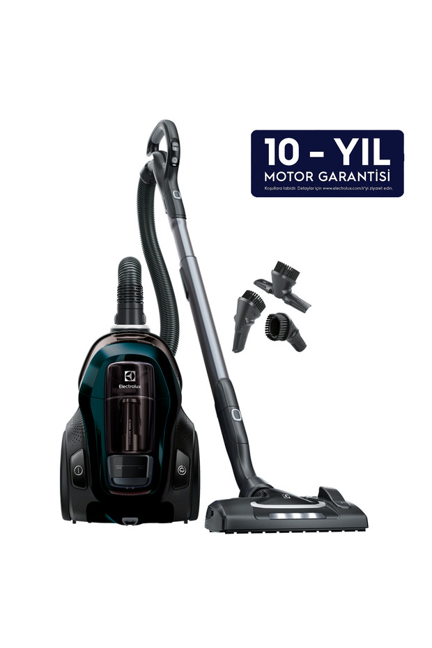 PC91-8STM Pure C9 10 Yıl Motor Garantili 72dB(A) Sessiz LED Başlıklı Toz Torbasız Elektrikli Süpürge - 1