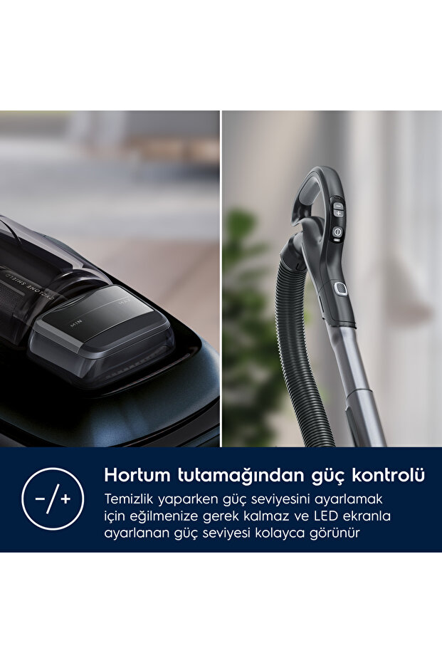 PC91-8STM Pure C9 10 Yıl Motor Garantili 72dB(A) Sessiz LED Başlıklı Toz Torbasız Elektrikli Süpürge - 5