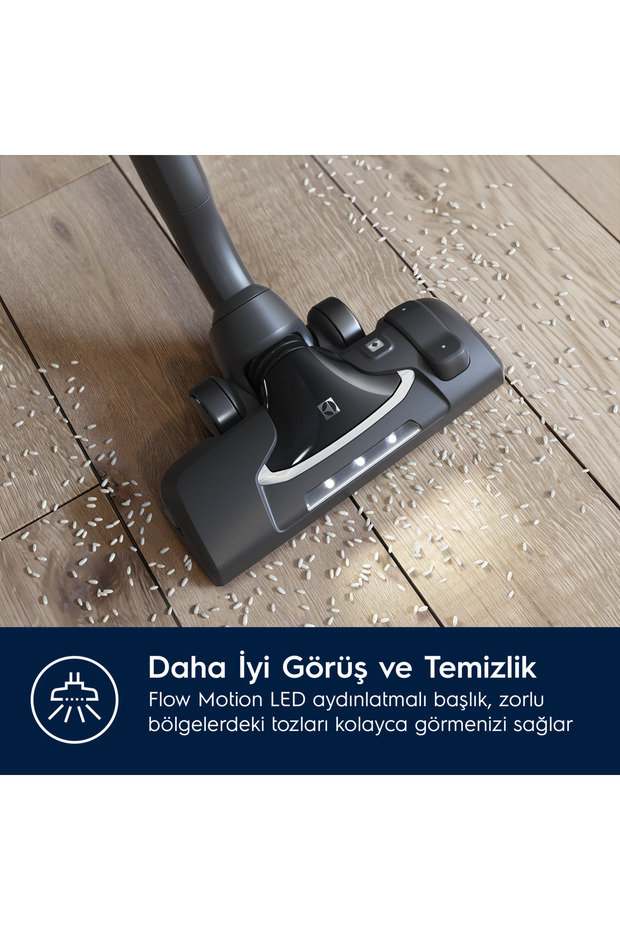 PC91-8STM Pure C9 10 Yıl Motor Garantili 72dB(A) Sessiz LED Başlıklı Toz Torbasız Elektrikli Süpürge - 6