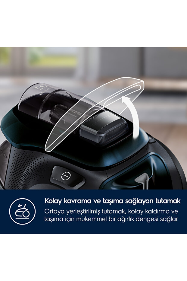 PC91-8STM Pure C9 10 Yıl Motor Garantili 72dB(A) Sessiz LED Başlıklı Toz Torbasız Elektrikli Süpürge - 14