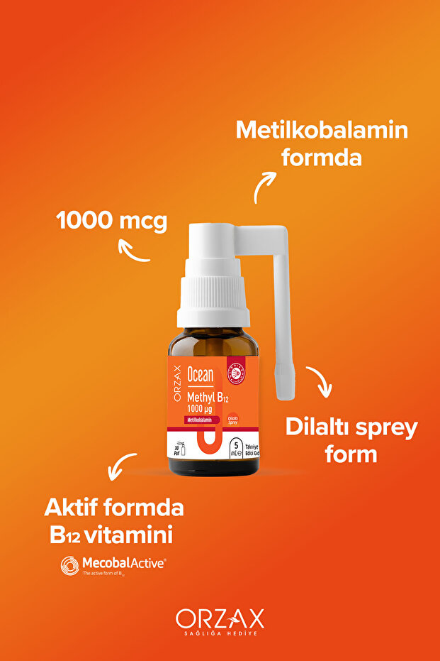 Methyl B12 1000mcg 5ml Sprey. - 4