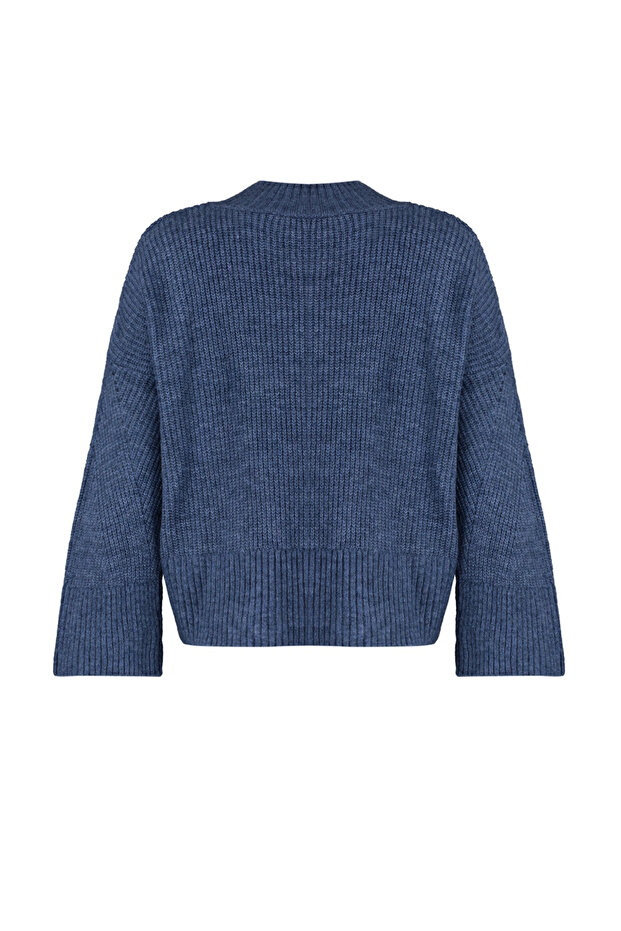 Indigo Yumuşak Dokulu Basic Triko Kazak TWOAW22KZ0474 - 8