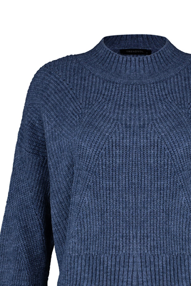 Indigo Yumuşak Dokulu Basic Triko Kazak TWOAW22KZ0474 - 7