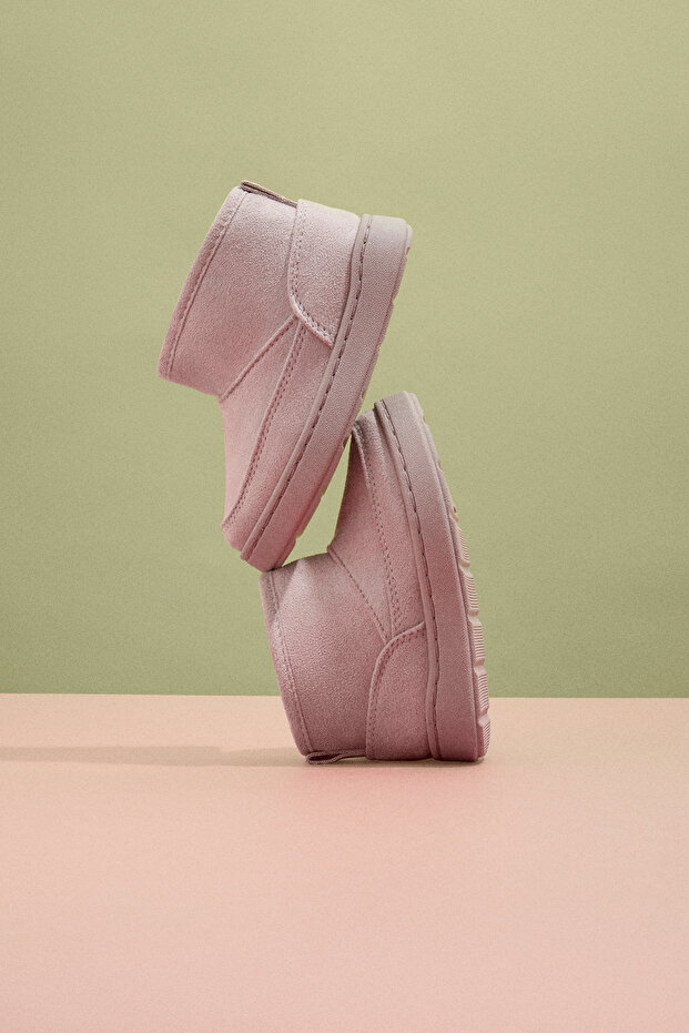 Gyerekek műszőrme bélelt csizma - 3