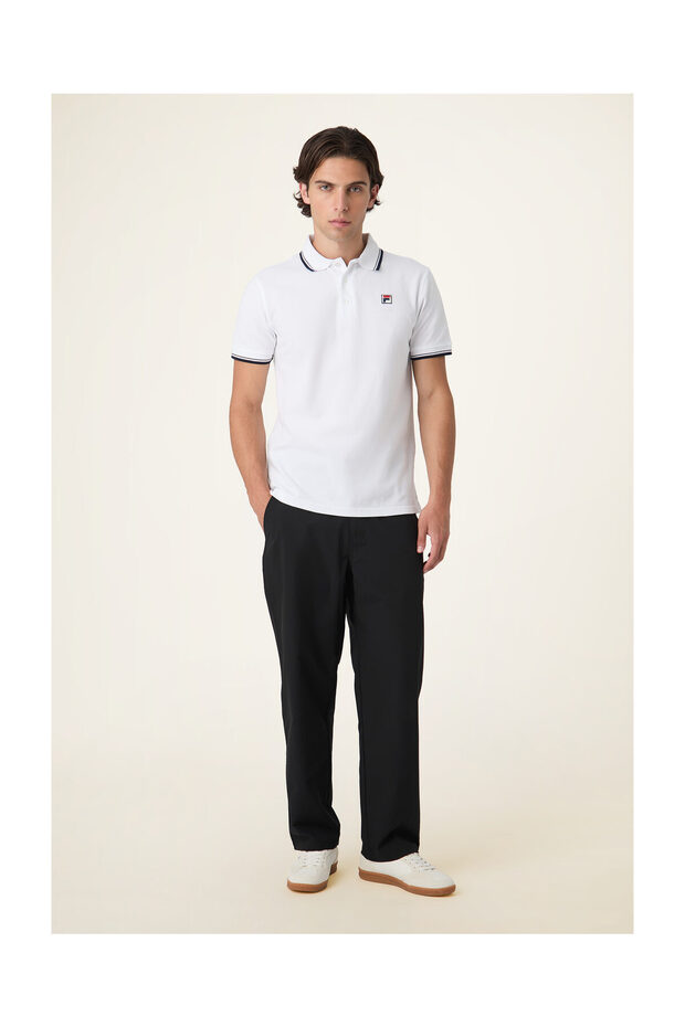 Men's Casual Polo T-Shirt Biella Tipped Fam1102.10001