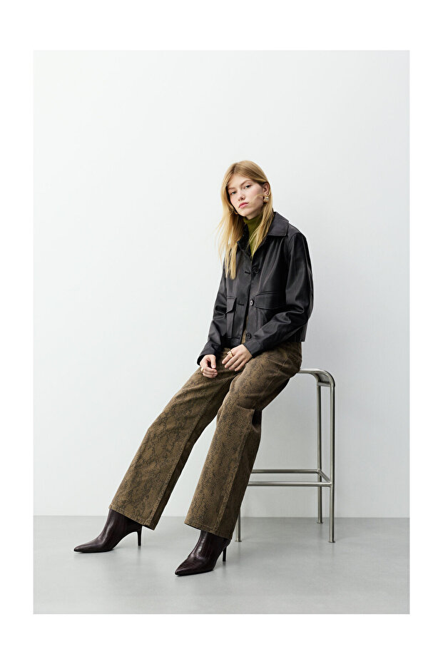 KOSZULA DAMSKA PANTALON TEJ BOOTCUT COMFORT - 1