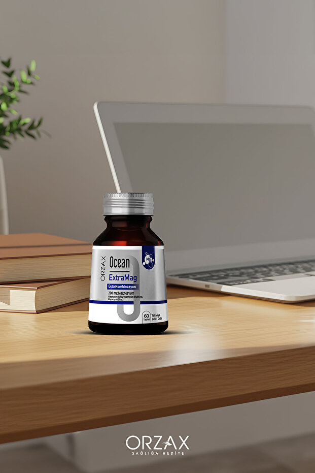 ExtraMag Üçlü Kombinasyon Magnezyum 200 mg Takviye Edici Gıda 60 Tablet - 5