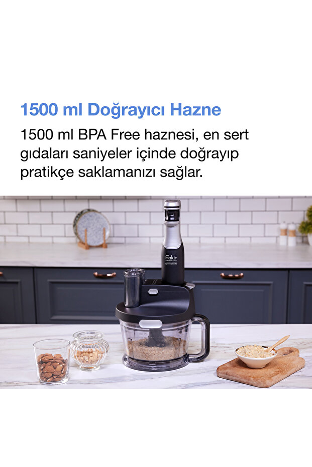 Speed Quadro Blender Seti Black & Silver - 8